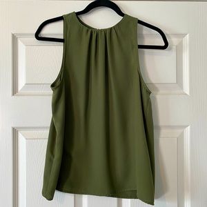 A New Day olive green tank top - NWT - extra small